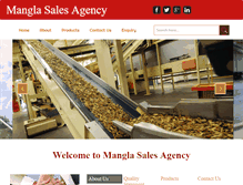 Tablet Screenshot of manglasales.com